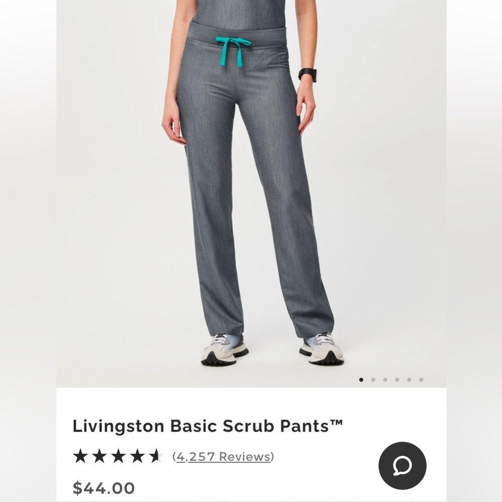 FIGS small Livingston scrub pants - graphite